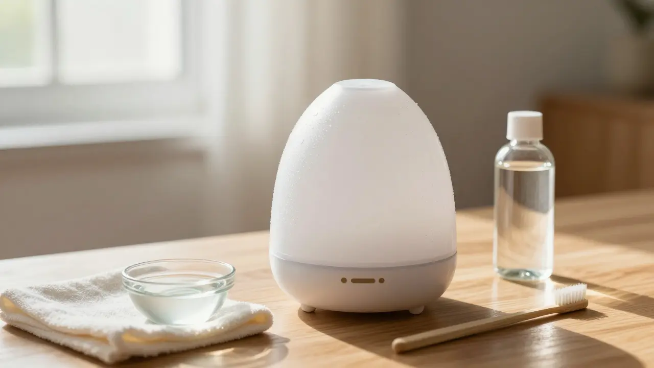 Jak vyčistit difuzor pro aromaterapii - krok za krokem